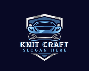 Sports Car Garage Detailing logo design