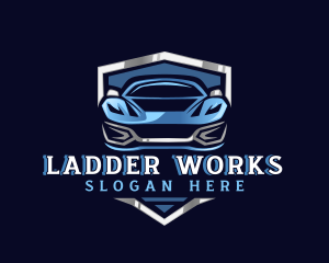 Sports Car Garage Detailing logo design