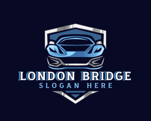 Sports Car Garage Detailing logo design