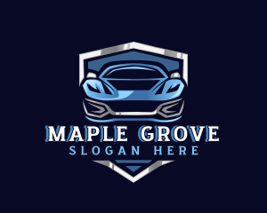 Sports Car Garage Detailing logo design