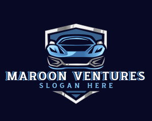 Sports Car Garage Detailing logo design