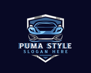 Sports Car Garage Detailing logo design