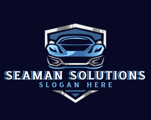 Sports Car Garage Detailing logo design