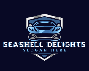 Sports Car Garage Detailing logo design