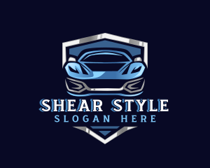 Sports Car Garage Detailing logo design