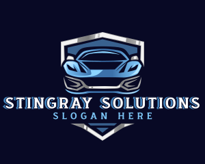 Sports Car Garage Detailing logo design