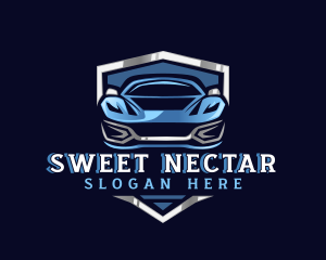 Sports Car Garage Detailing logo design