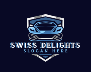 Sports Car Garage Detailing logo design