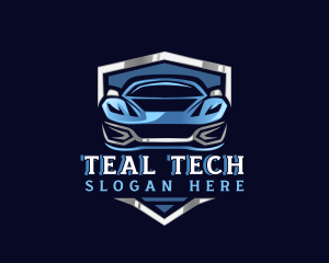 Sports Car Garage Detailing logo design