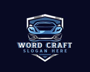 Sports Car Garage Detailing logo design