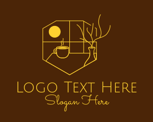 Lounge - Minimalist Coffee Nature logo design