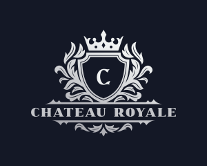 Royal Shield Crown logo design