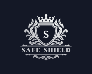 Royal Shield Crown logo design