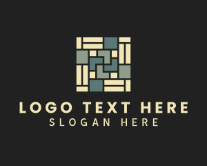 Tiling - Geometric Floor Tile logo design