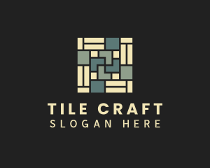 Geometric Floor Tile logo design