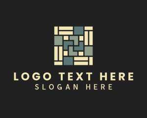 Flooring - Geometric Floor Tile logo design