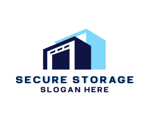 Storage - Industrial Storage  Warehouse logo design