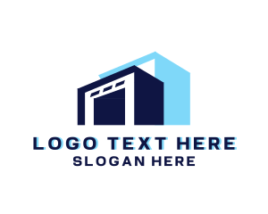 Logistics - Industrial Storage  Warehouse logo design