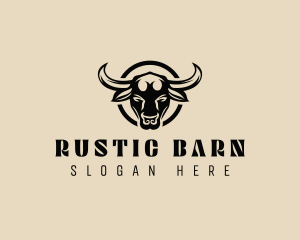 Ox Bull Horn logo design