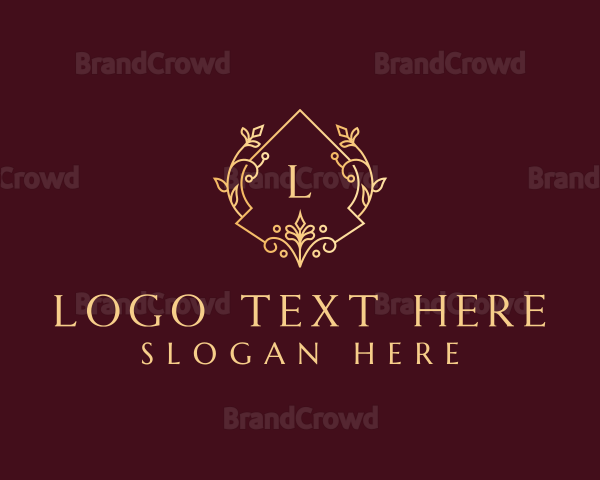 Luxury Boutique Ornament Logo