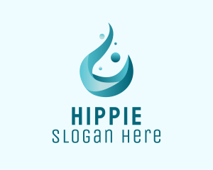 Liquid Water Droplet  Logo