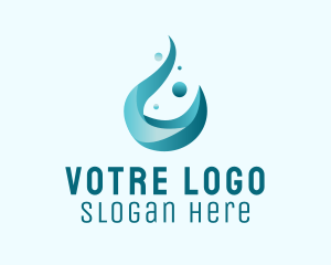 Liquid Water Droplet  Logo
