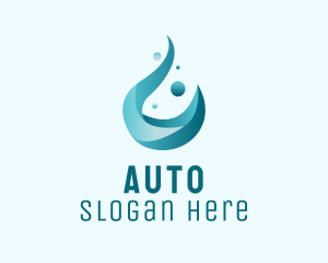 Liquid Water Droplet  Logo