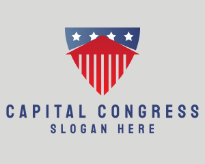 Congress - American House Property logo design