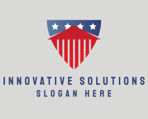 Election - American House Property logo design