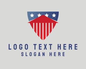 National - American House Property logo design