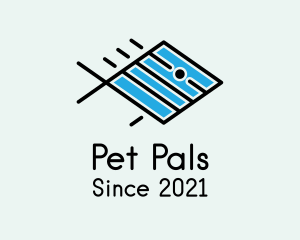 Geometric Pet Fish  logo design