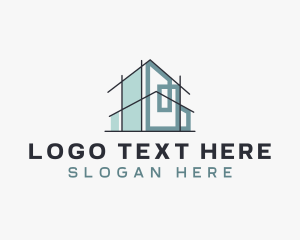 Real Estate - House Property Architect logo design