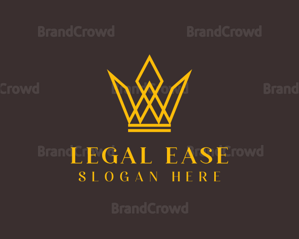 Luxury Crown Letter W Logo