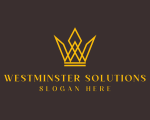 Luxury Crown Letter W logo design