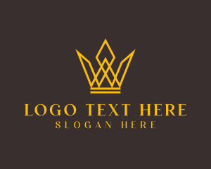 Tiara - Luxury Crown Letter W logo design