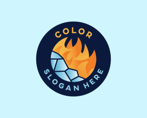 Ice - Ice Flame Thermal Cooling logo design