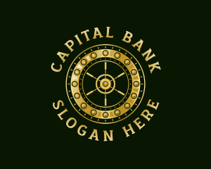 Bank - Bank Vault Coin logo design