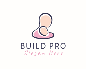 Child Welfare - Parent Mother Baby logo design