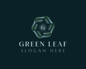 Natural Wellness Leaves logo design