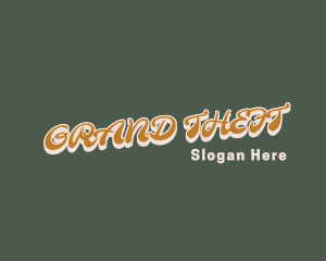 Stroke - Retro Funky Business logo design