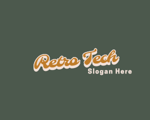 Retro Funky Business logo design