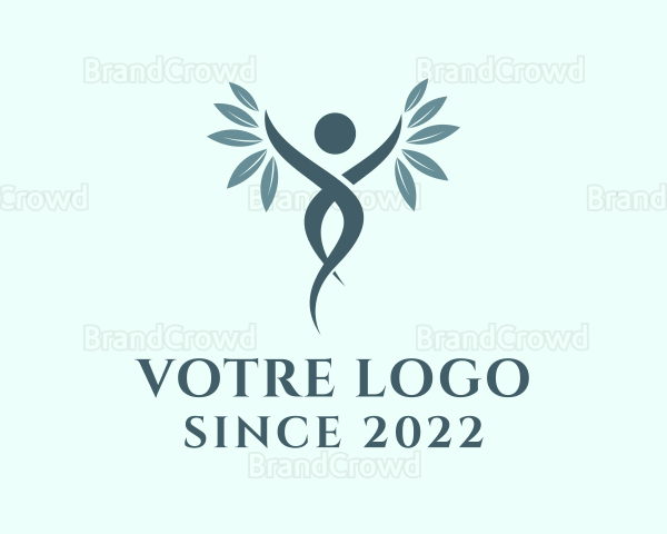 Human Leaf Wellness Logo