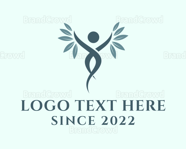 Human Leaf Wellness Logo