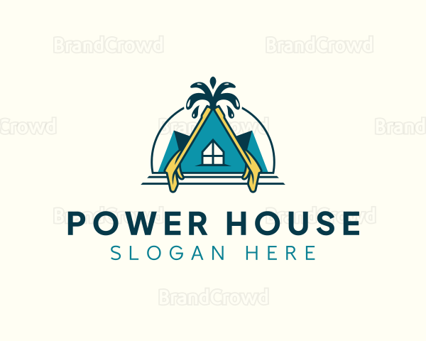 House Cleaning Pressure Wash Logo