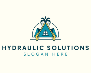 Hydraulic - House Cleaning Pressure Wash logo design