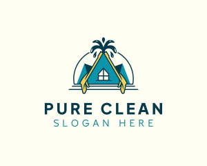 House Cleaning Pressure Wash logo design