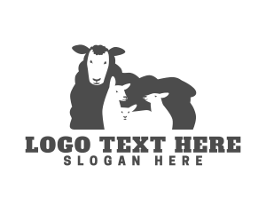 Kid - Woolly Lamb Barn logo design