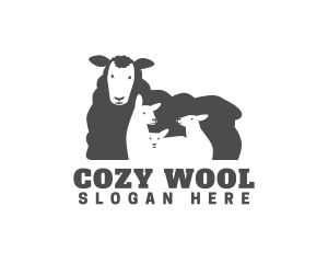 Wool - Woolly Lamb Barn logo design