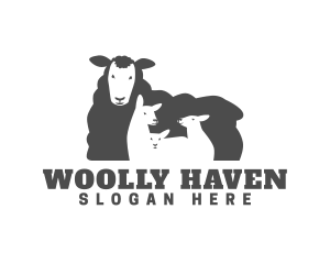 Woolly Lamb Barn logo design