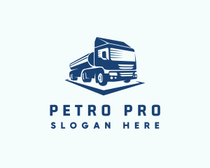 Petroleum - Oil Tanker Truck logo design